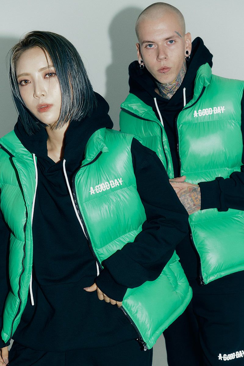CENT DOWNPACK PADDING VEST(GREEN)