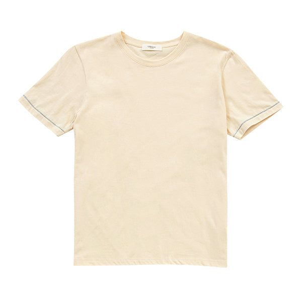 Grain cotton half t-shirt