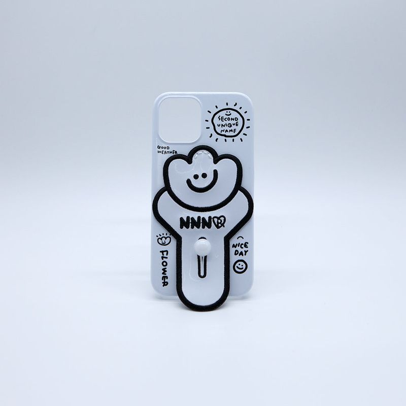 SUN CASE FLOWER PATCH WHITE