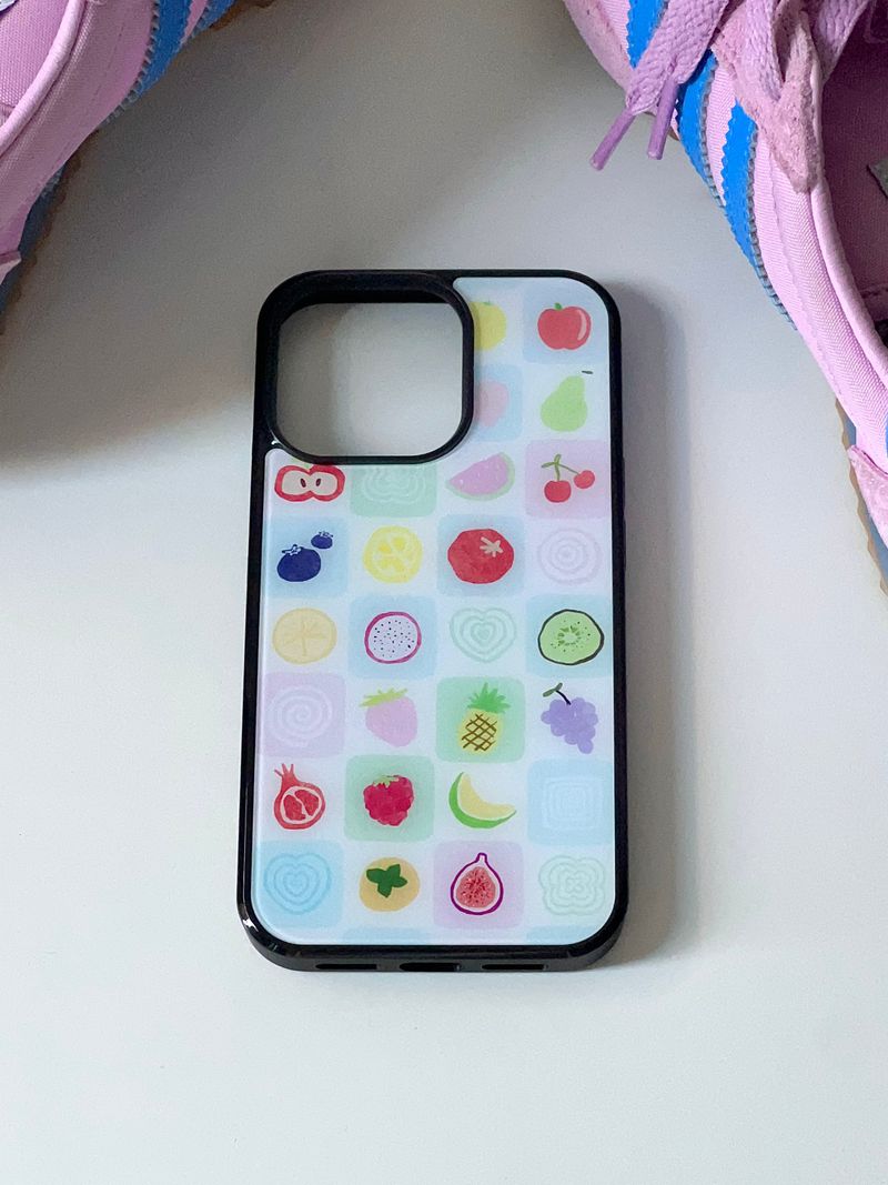 i43（アイササム）の「[MADE] fruit patchwork bumper case（Smartphone Accessories）」