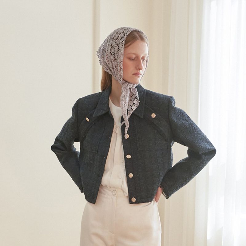 VITALSIGN（バイタルサイン）の「[LINE] Tweed Line Jacket (Navy)（Jackets/Outerwear）」