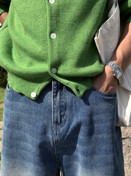 Glass Soft Round Knit Cardigan