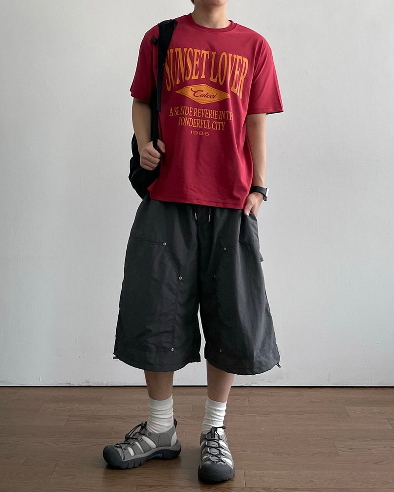 Anchor Nylon Bermuda Pants