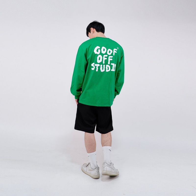 GF MAIN LOGO LONGSLEEVE - ( Green )