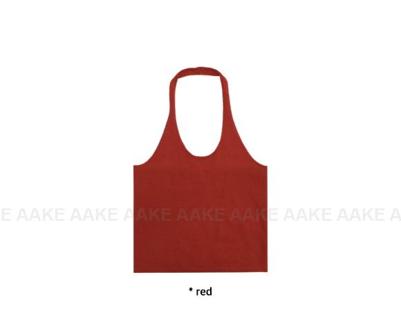 POP HALTER KNIT SLEEVELESS