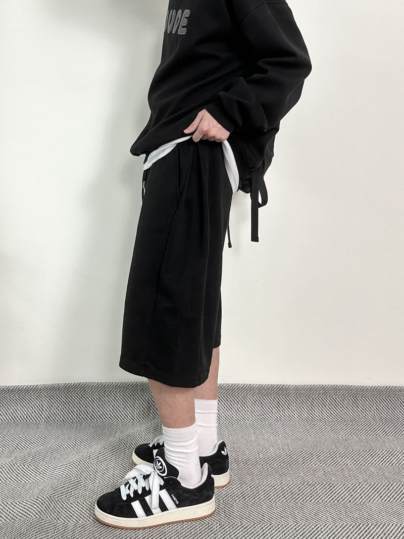 Mg Side folding bermuda pants