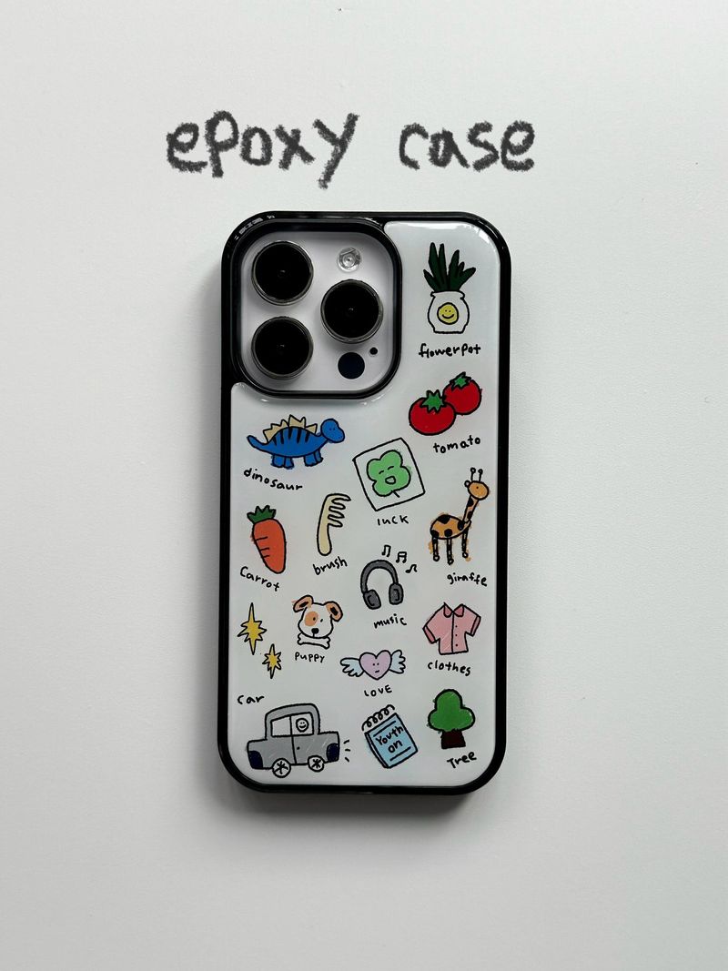 doodle case (epoxy)