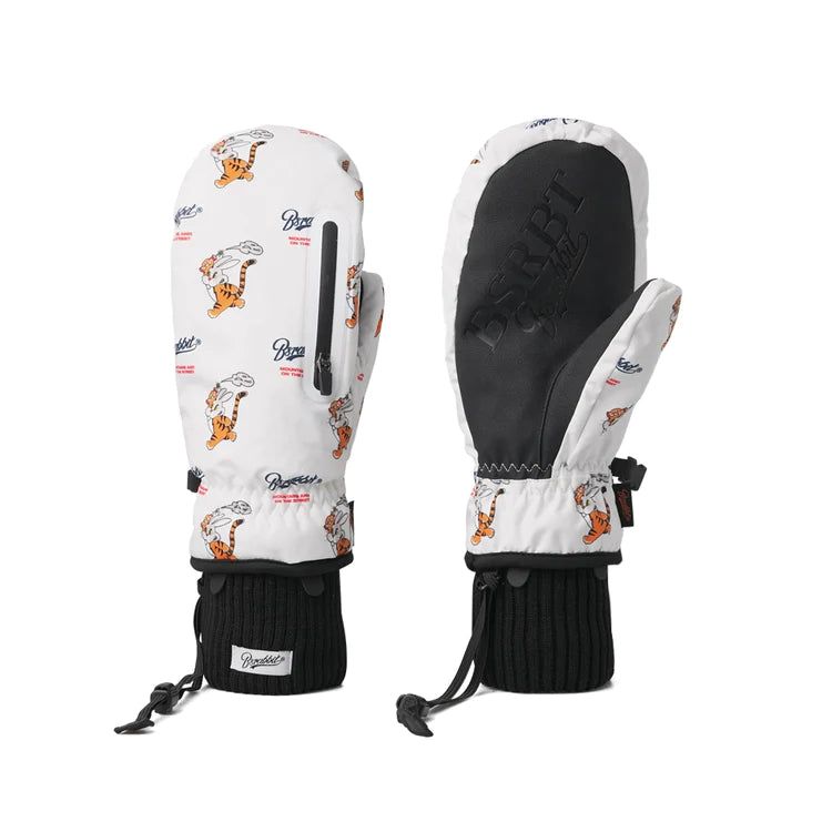 TIGER RABBIT ZIPPER POCKET GLOVE