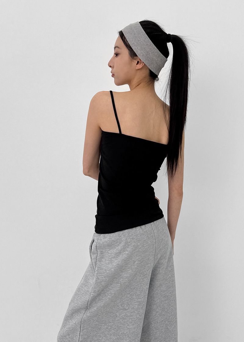 [MADE] Base Cotton Strap Sleeveless Top