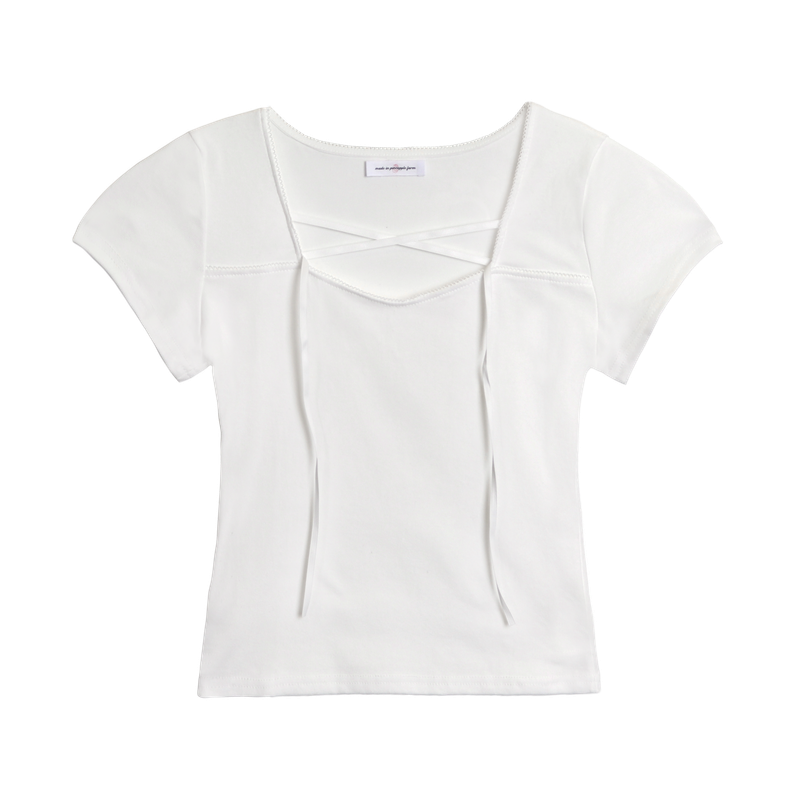 BALET SQUARE NECK T-SHIRT