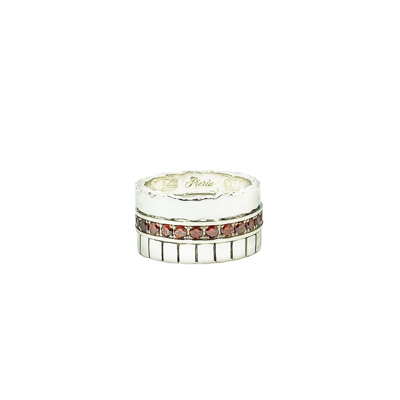 Engraving Stone Ring 4 (red)