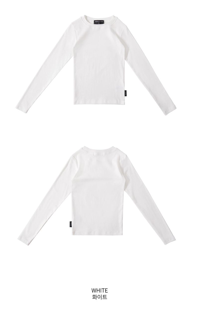 SLIM FIT REGULAR LONG SLEEVE T-SHIRT
