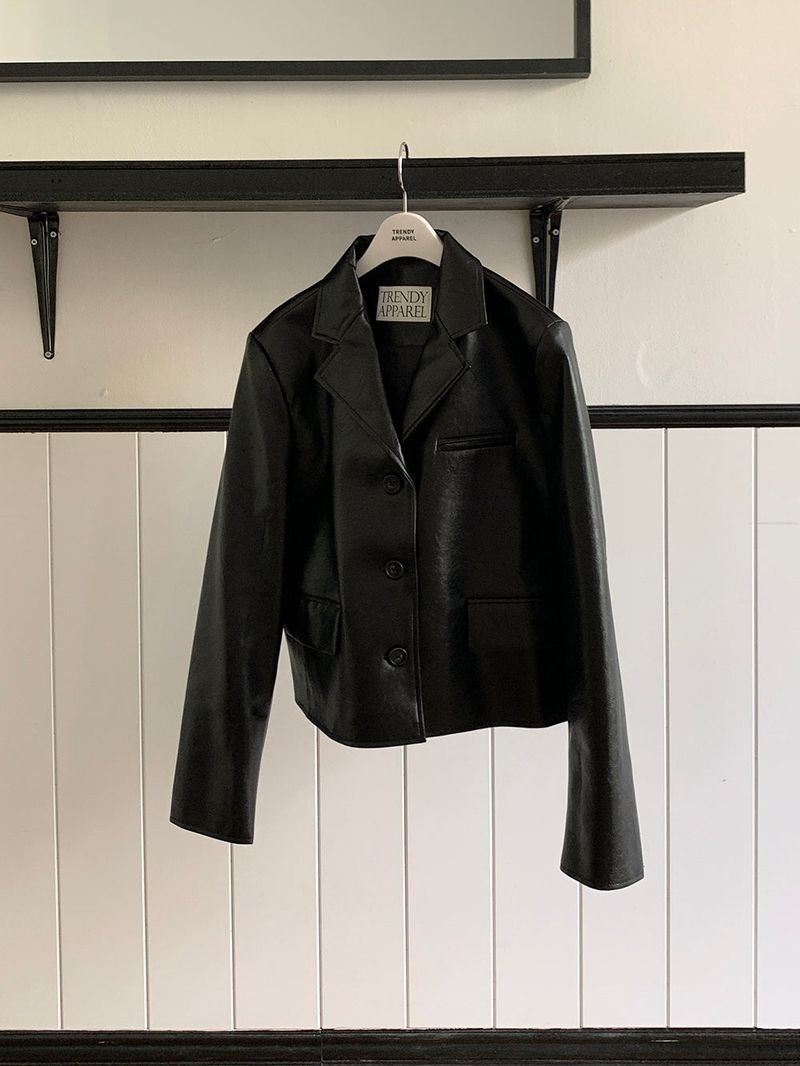 [MADE] Femme Leather Mini Jacket