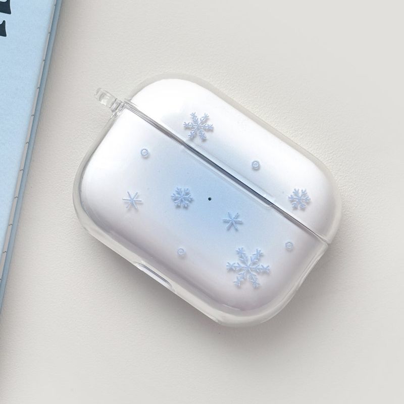 [AirPods] Winter Snow hard case (Blue)(only case)