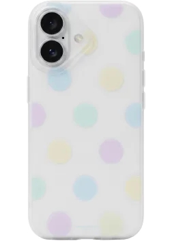 Pastel Jelly Dot Pattern Soft Matte iPhone Case