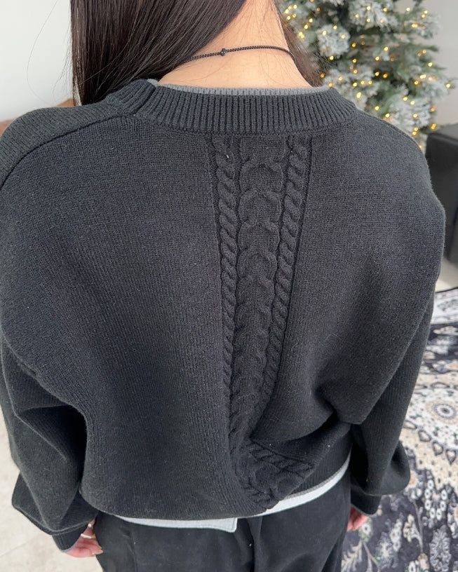 Fels Layered Crewneck Knit