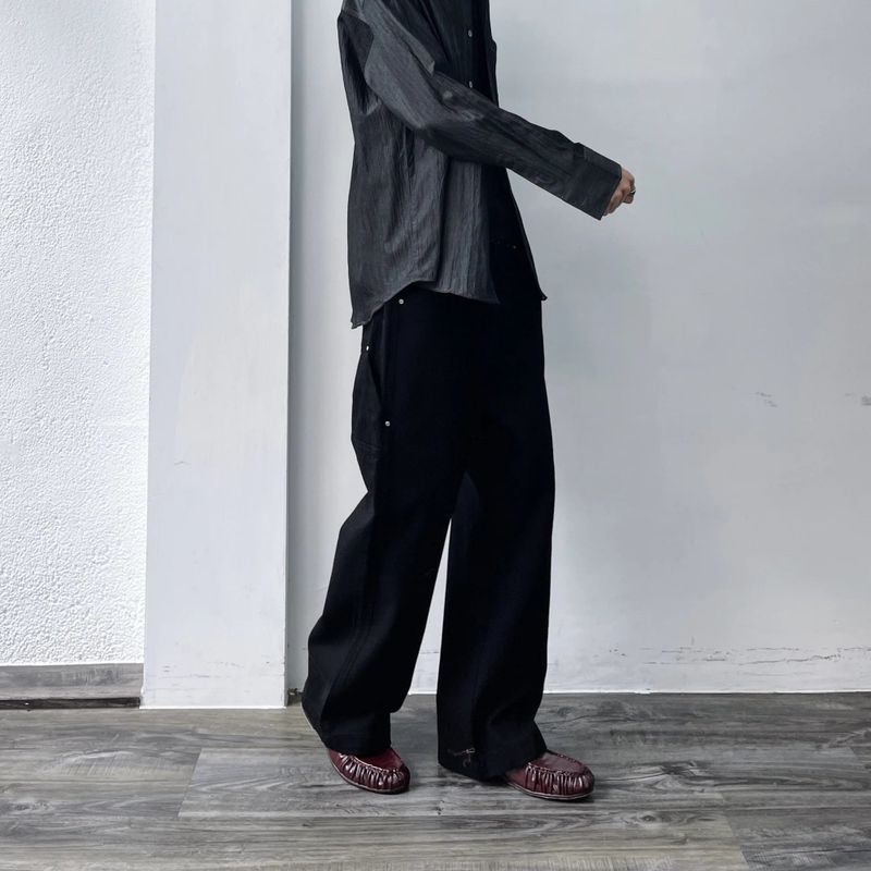 Riveted Utility Wide Trousers