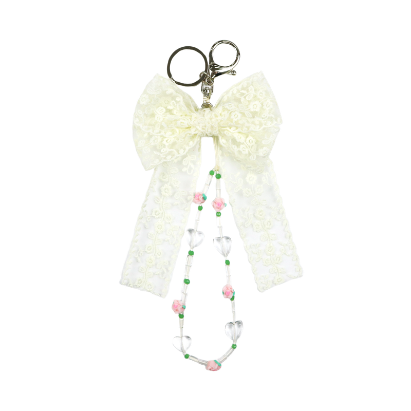 ROSE'S RIBBON KEYRING