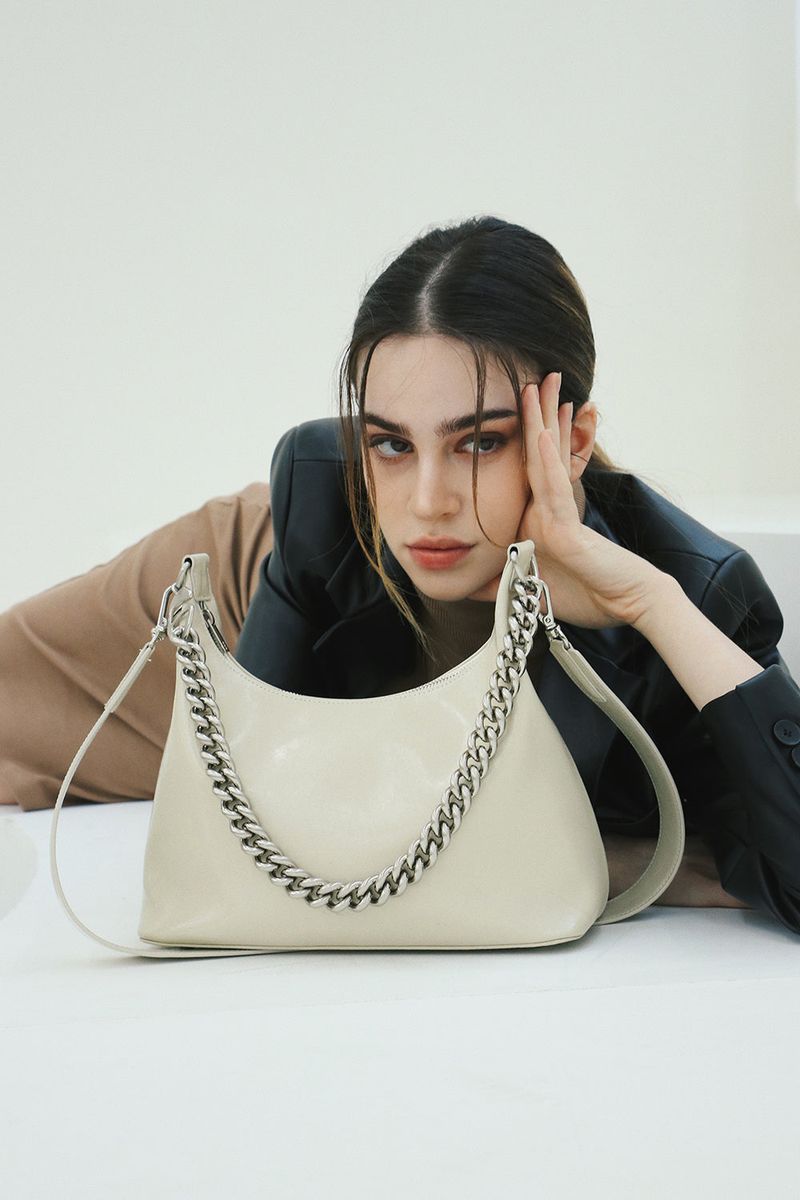 BOLD CHAIN CITY BAG_3COLORS