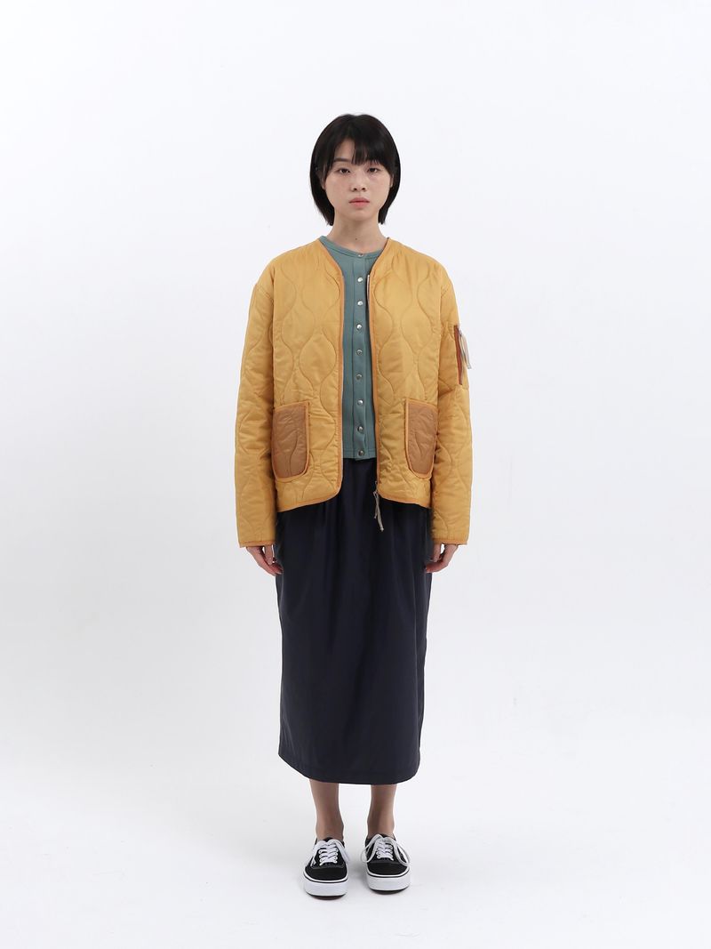 LAMB LIVELIHOOD QUILTING JACKET (ORANGE)