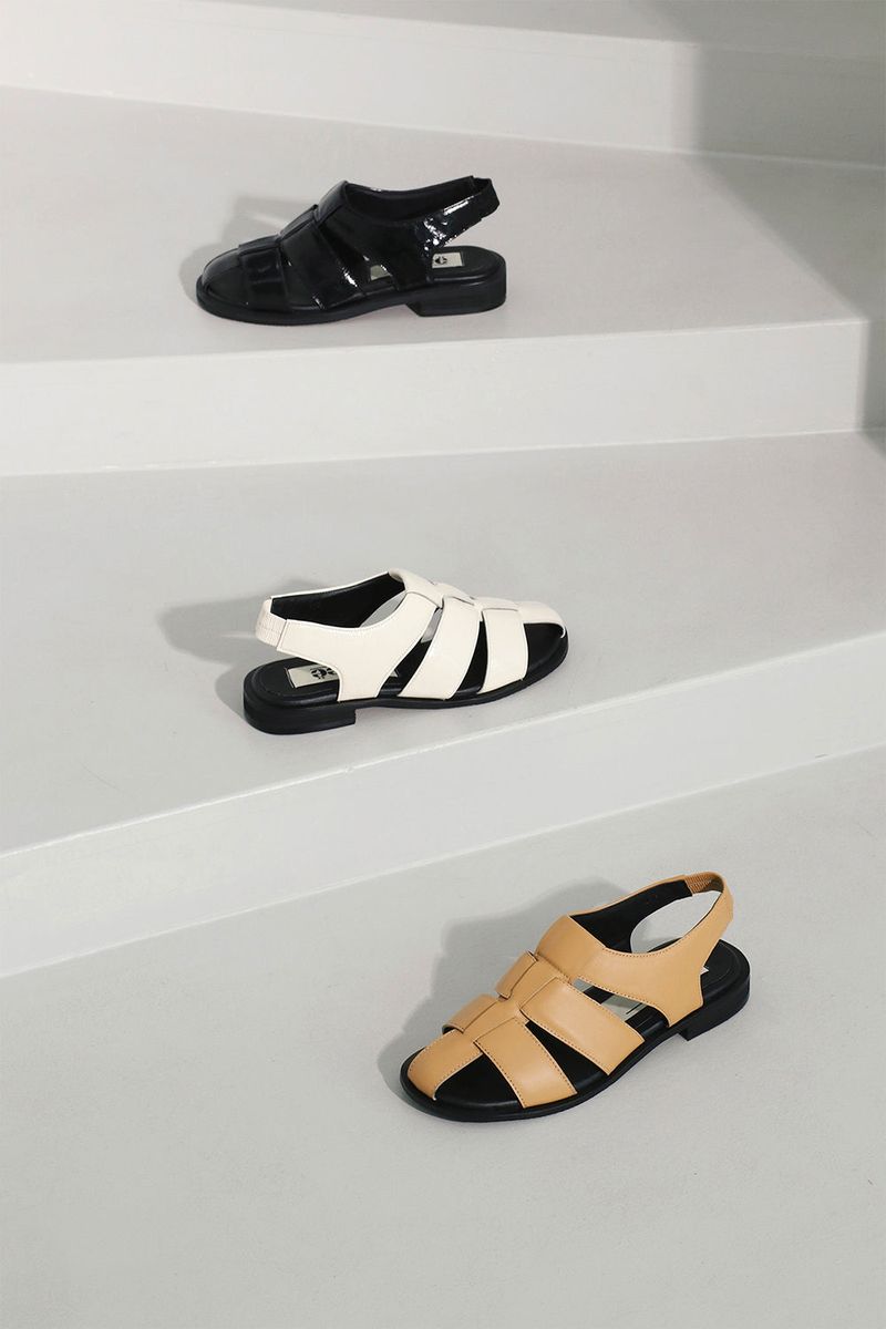 OLA FLAT SANDALS_3COLORS