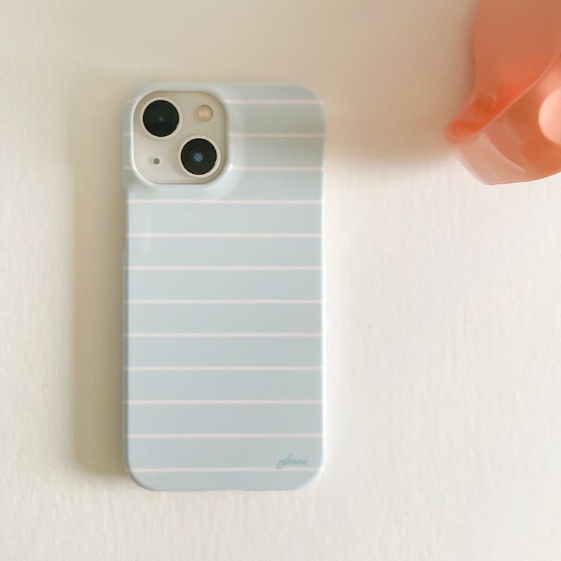 sunday mint glossy hard phone case
