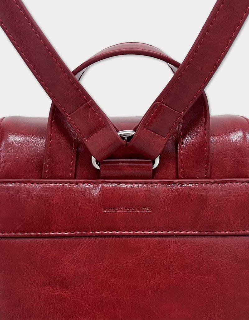 fle backpack - vintage red