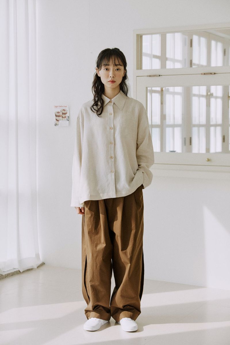 linen vest shirts natural