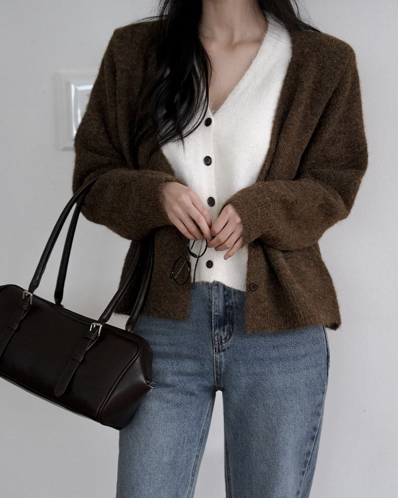 Robello wool knit cardigan