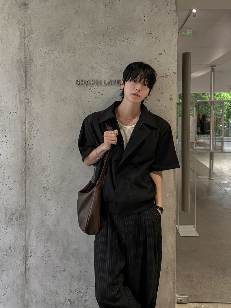 WHAT A LOOK（ワット ア ルック）の「ベンミニレザークロスバッグ（バッグ）」