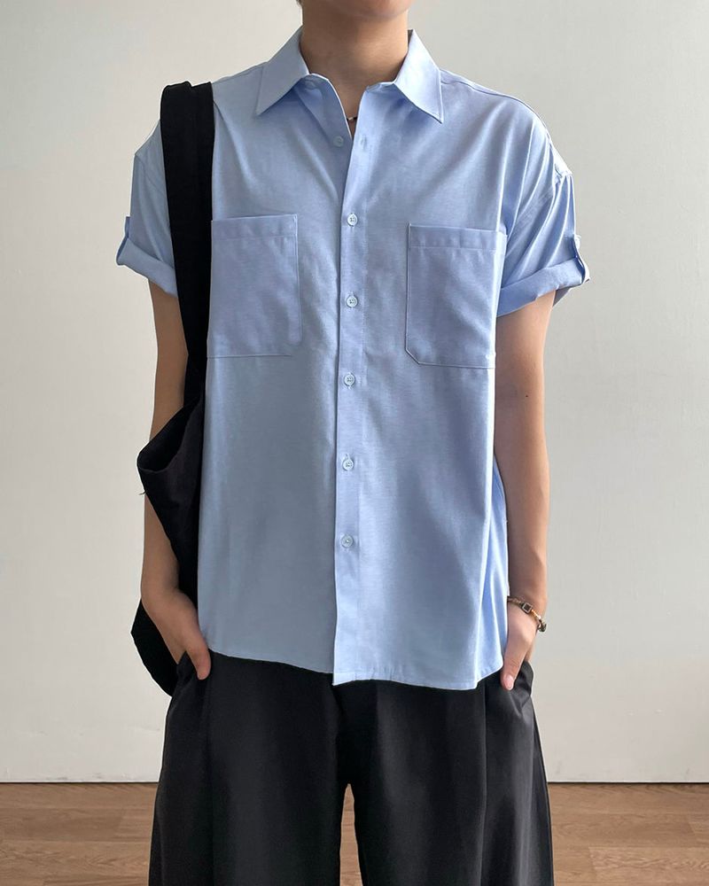 IDF（アイディーエフ）の「Town Oxford Short Sleeve Shirt（Tops）」