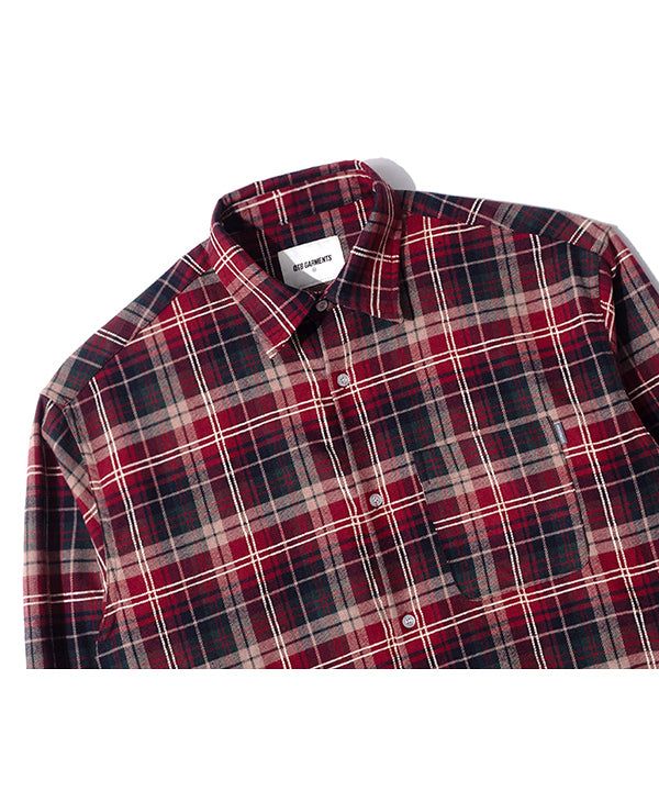 LB Rustic Core Flannel Check Shirt (Red)