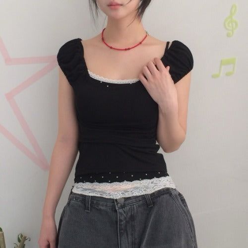 ner.ui.bin（ノエビン）の「Puff shirring T（Tops）」