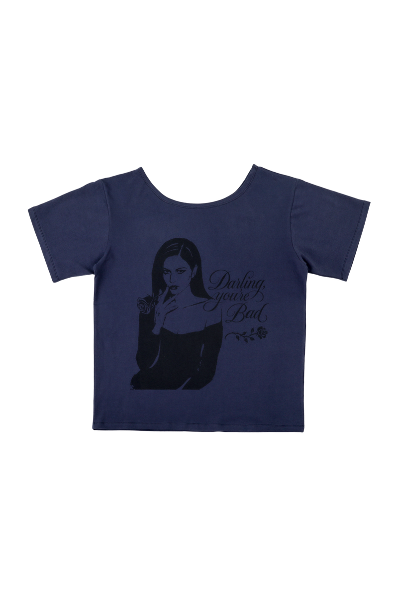 DARLING, YOU ARE BAD（YOU ARE BAD）の「SMOKING ROSE TEE #NAVY（Tops）」