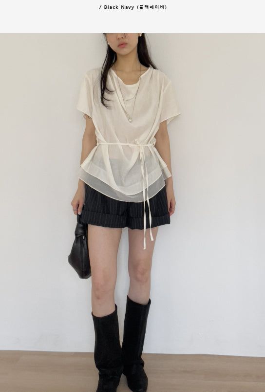 Stripe Cabra Shorts