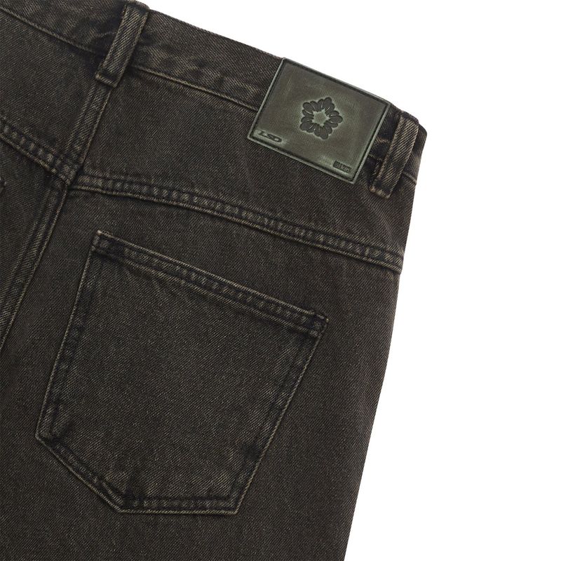 [DISNEY] Patchwork Denim Pants_Black