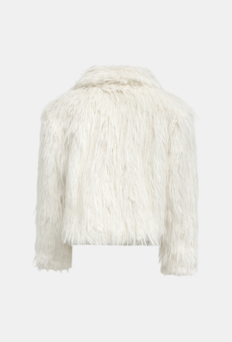 Snow Fluffy Faux Fur Jacket
