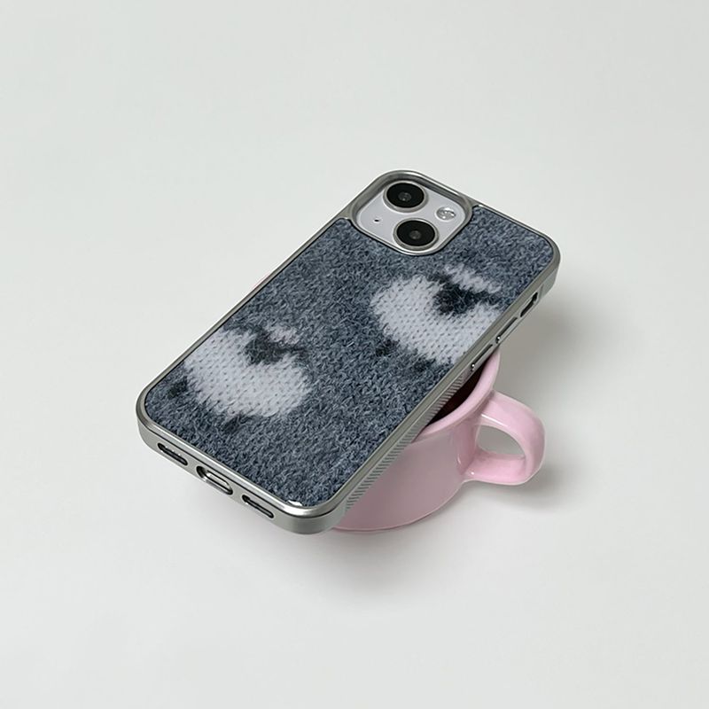 sheep epoxy silver bumper case