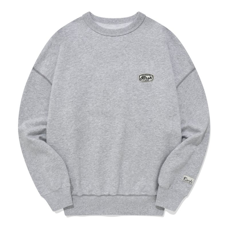 KIRSH（キルシー）の「UNI HEAVYWEIGHT SWEATSHIRT [MELANGE GRAY]（Tops）」