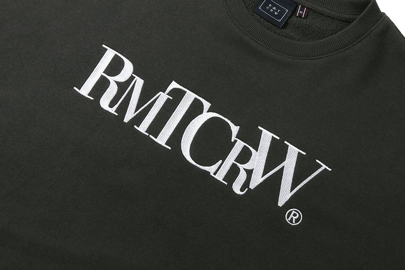 RECENT LOGO SWEAT SHIRT_CHARCOAL