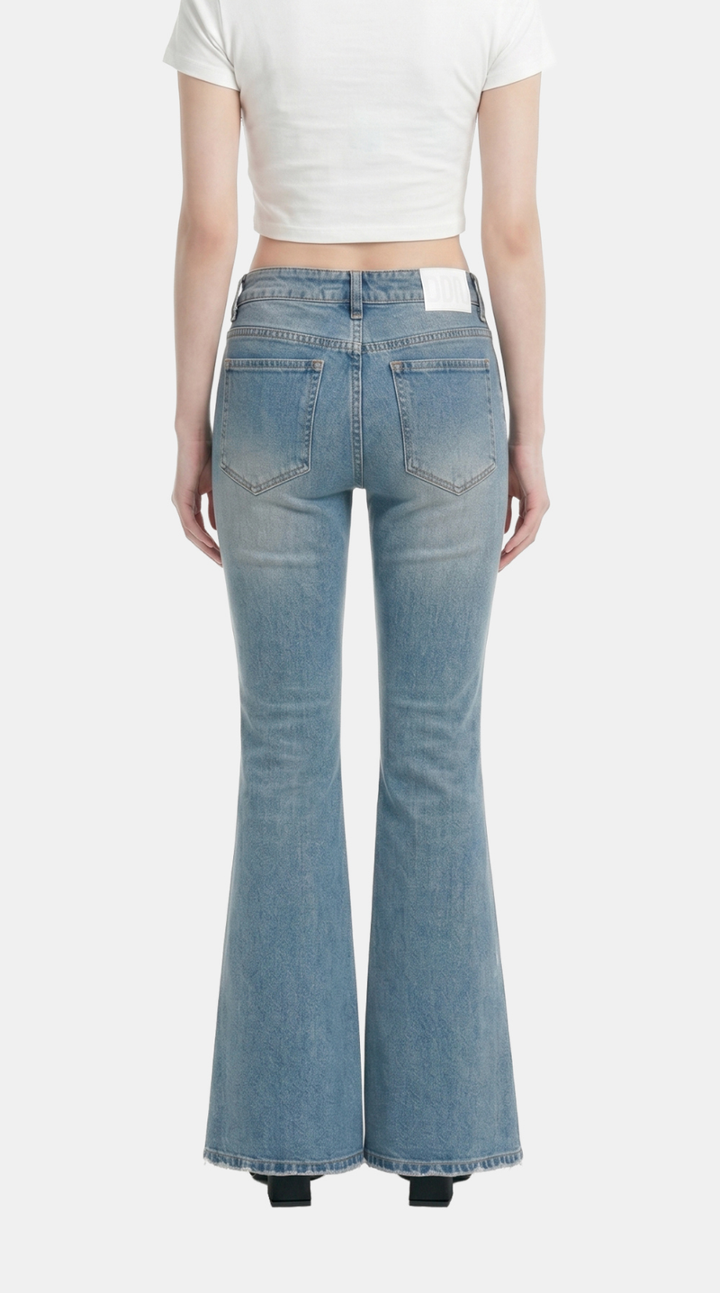Rosalie Long Flare Denim Pants