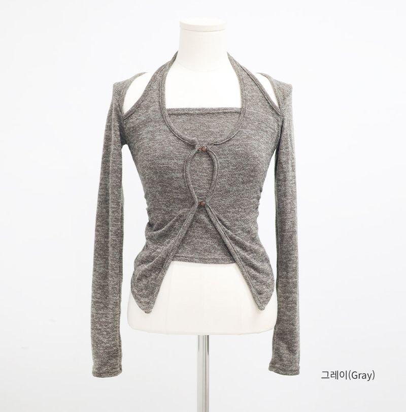 Raqueen Halter Team Knit T-Shirt