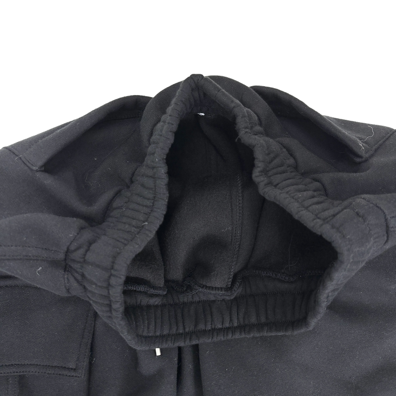 rugged fleece big balloon pants