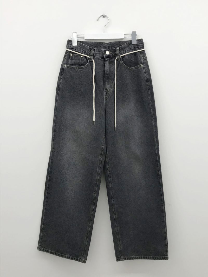 Mare String Denim Pants (2color)