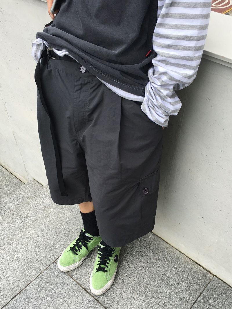  Heri Work Belt Bermuda Pants 5C