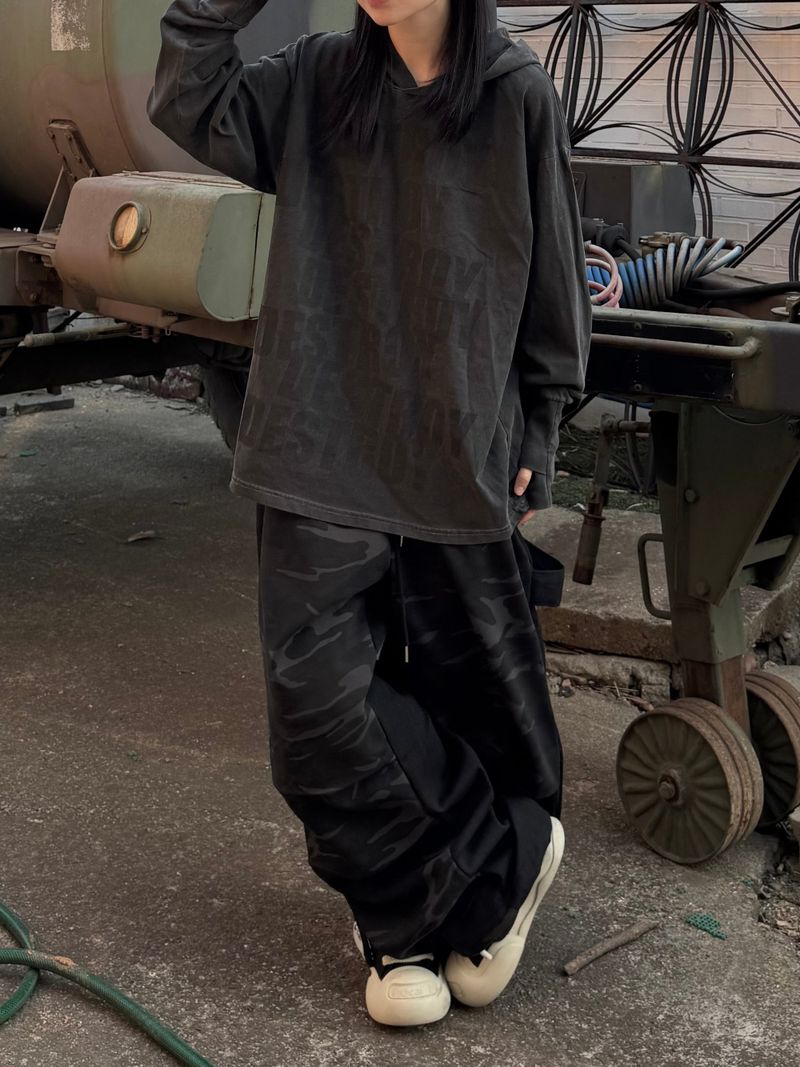 camo panel hammer pants