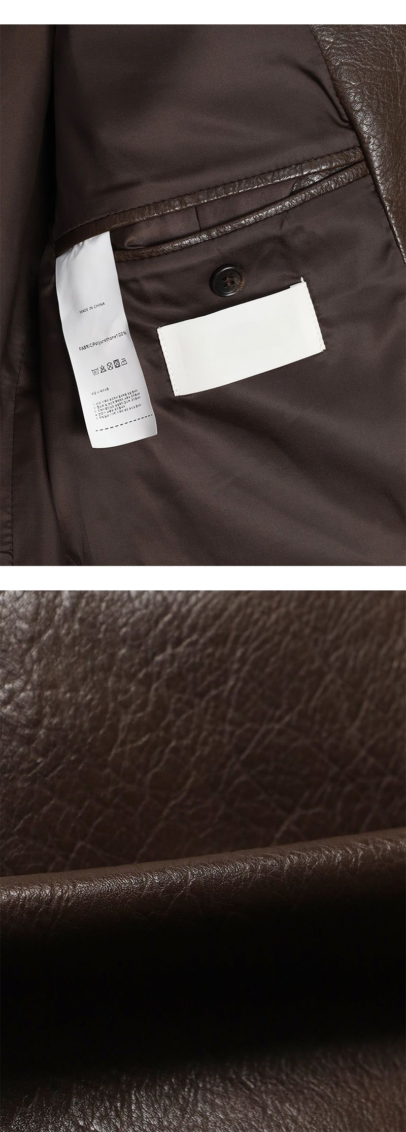 [F/W] Crack overfit leather blazer(2color)