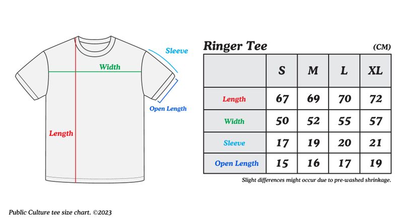 Universe Ringer Tee - White