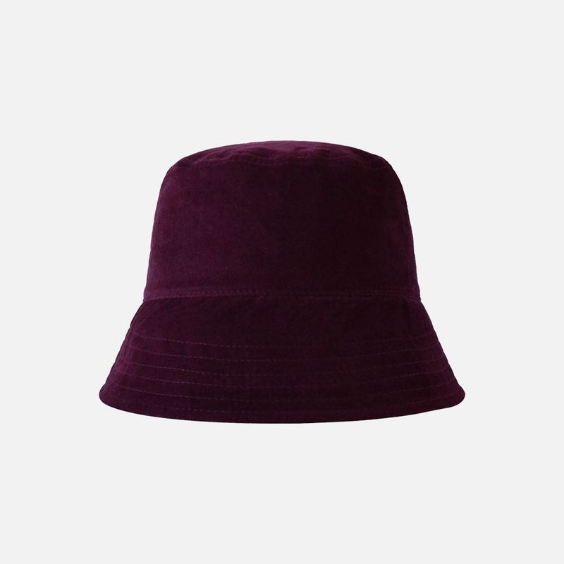 WOOR（ウール）の「CORDUROY BUCKET HAT (BURGUNDY)（Hats）」