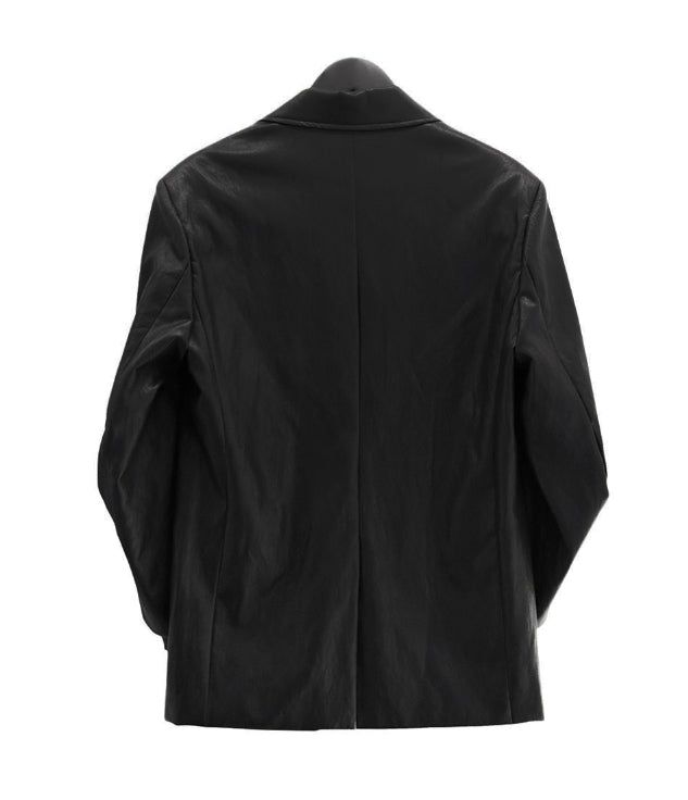 Revon Crack Leather Jacket